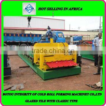 Nigeria Step Tile Roll Forming Machine Manufacturer Made In China