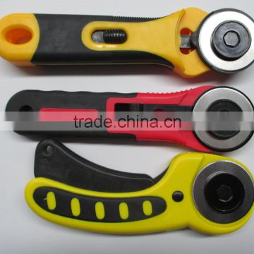 Manufore Hand Rotary Cutter 45mm Dia Blades Carpet Cutter with Blade
