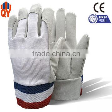 Safety Half Hand Leather Working Gloves