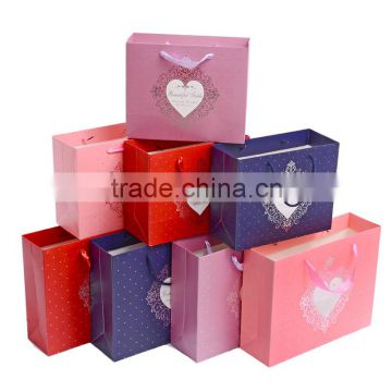 Hot sale 250gsm coated paper gift packaging shopping bag