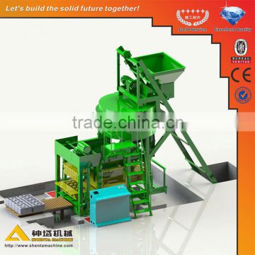 Fully automatic QTJ5-20 cement block machine coal ash brick making machine