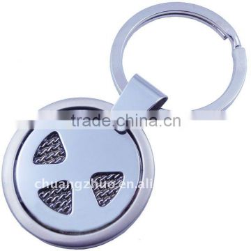 New Style Special Steel Mesh Round Metal Keyring /Keychain