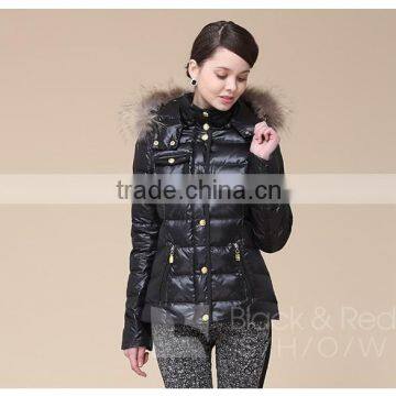 Waterproof women's down winter jacket for outdoor work