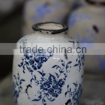 MQ73 antique ceramic small vase 2016 new item