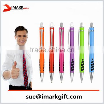 rainbow color thin plastic pen /office&school roller pen