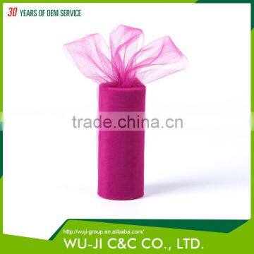 High quality cheap custom polyester soft tulle roll