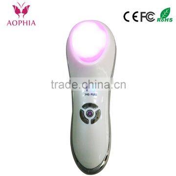 Portable Vibration +Photo LED therapy beauty device led light photon therapy facial massager device