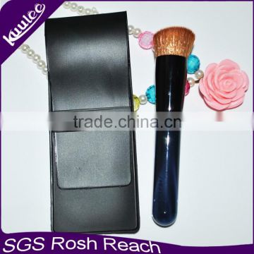 Chinese factory supply OEM Super wood Flat foundation brush with bag pack