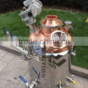 copper beer brewing equipment electric boiler
