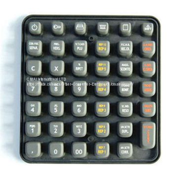 Silicone Rubber Buttons Keypad,Silicone Button With Carbon Pill