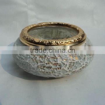 brass antique glass small for wedding