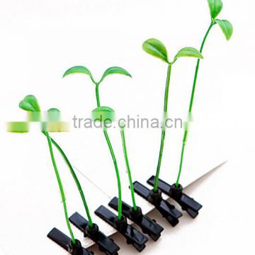 wholesale Fashion Green Head plants Grass Bean Sprout Flower hairpin