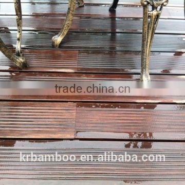Scratch resistance water proof outdoor use bamboo decking