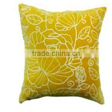 All over Single Color Embroidered Cushion Cover