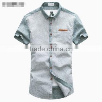 2015 Hot sale hign quality cotton latest shirt designs for men
