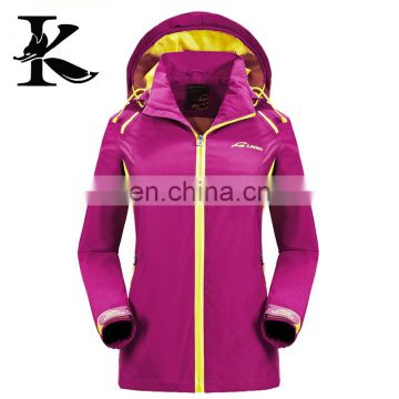 2016 Fashion Waterproof Jackets Breathable Ski Hoodies Women Casual Jacket