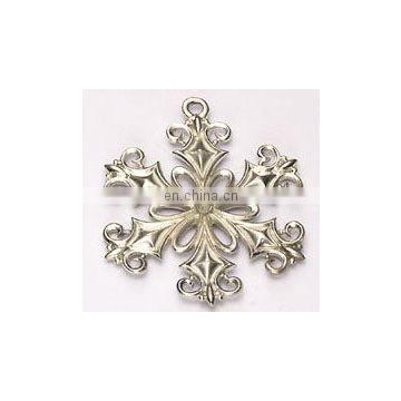 metal snowflake pendant for christmas ornament