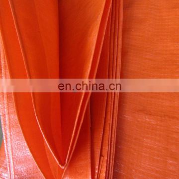 orange insulated waterproof PE tarpaulin used for truck covering
