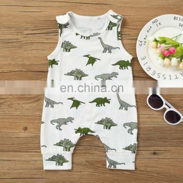 baby romper baby clothes summer dinosaur pattern rompers