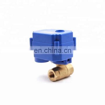 CWX-60P 6NM 12v 120v orange suppliers  2/3 way  dn32 brass electric ball actuated valve