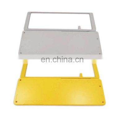 E-white CNC machining keyboard plate anodize part CNC keyboard service