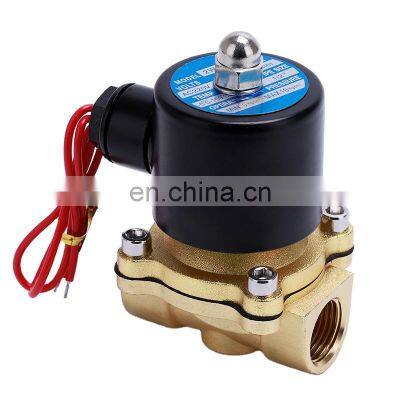 Big Orifice 2/2 Pneumatics Brass Directional Control Solenoid Valve