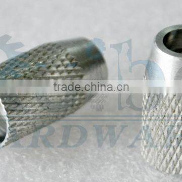 aluminium tube insert nut with knurl for connecting