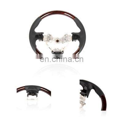 MAICTOP automobile parts interior accessories steering wheel for lx570 2018 black and beige
