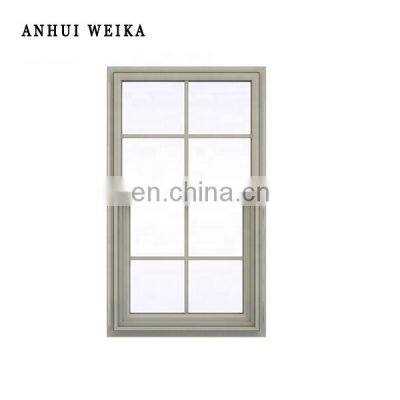 Direct manufacturer  Canadian style triple fixed Window vinyl double vertical sliding Upvc single hung Windows