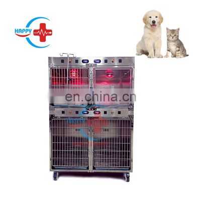 HC-R052C Clinic Animal Vet Dog 4 units ICU puppy Incubator Veterinary with Oxygen Chamber for Pet Hospital
