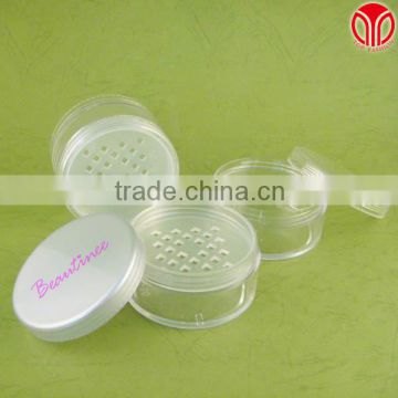 Custom cosmetic plastic empty 50g plastic powder container