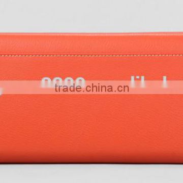 Dongguan factory price leather women wallet unique lady purse colorful lady bag 2016