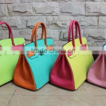 Ladies Wholesale Handbag European Style Genuine Leather Handbag