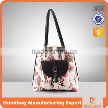 A4747-2016 wholesale latest design fast fashion printing lady backpack bag                        
                                                Quality Choice