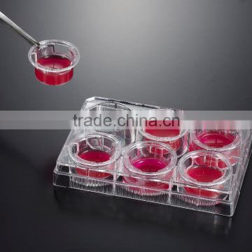 6 Wells 0.1 um Poly-carbonate Membrane Tissue Culture Plate Inserts