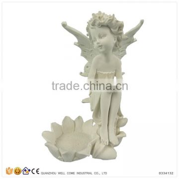 Sunflower Resin Fairies Figurines Incense Coil Holder