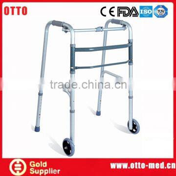 Disabled folding walker