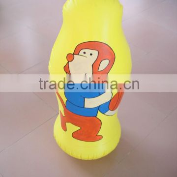 monkey shape cheap inflatable tumblers