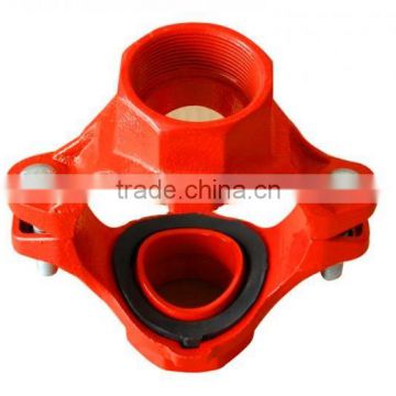 Different types pipe fitting of Mechanical Tee with Threaded