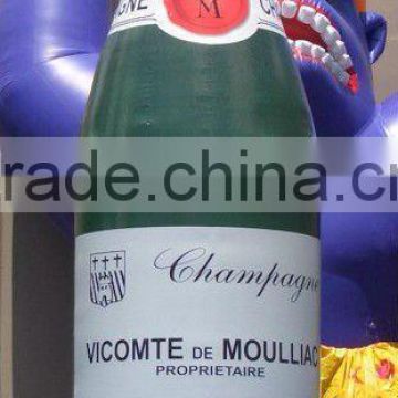 giant inflatable champagne bottle
