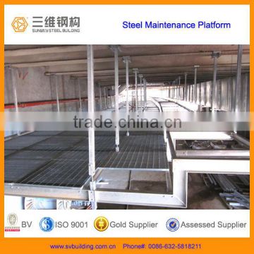 Adjustable Galvanized Steel Grating Platform