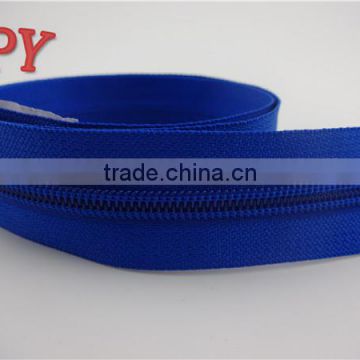 5# nylon zipper long chain/roll, 200yards/roll,width 30mm