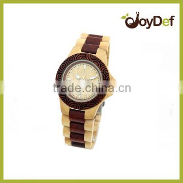 2016 popular Wholesale price Natural Bamboo Wood noveties lady Watch for Men and Women
