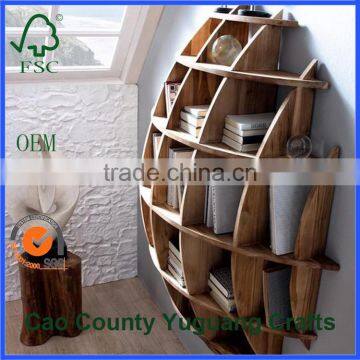 arts and crafts wooden book shelf with OEM/ODM service