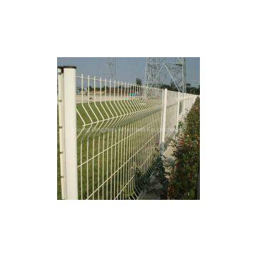 Hot galvanized plastic coated welded fence wire mesh