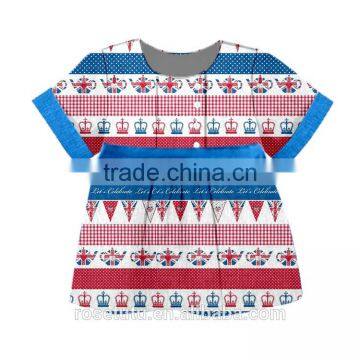 Banner represents the country now beautiful banner pattern printed on the wholesale children's clothing