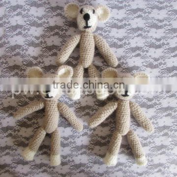 Cute Knit Newborn Baby Bear for photography Props