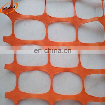 orange plastic safety fence/ warning net/ warning barrier mesh