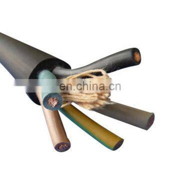 Class 5 copper conductor rubber insulation H07RN-F cable 450/750V