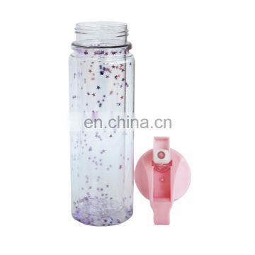 2020 New Arrivals Trending Products Double Wall Plastic Water Bottle With Flip Straw